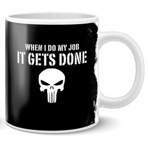 [Punisher: Mug: Logo & Quote (Product Image)]