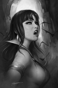 [Vampirella #21 (Maer Black & White Virgin Variant) (Product Image)]
