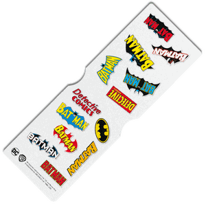 [DC Comics: 90th Anniversary Collection: Travel Pass Holder: Evolution Of The Batman Logo (Product Image)]
