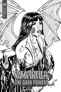 [Vampirella: Dark Powers #2 (Federici Zombie B&W Variant) (Product Image)]