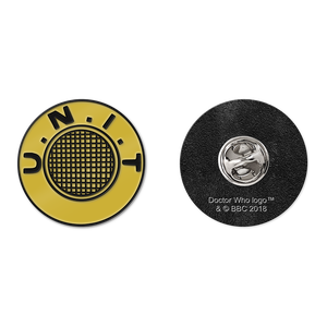 [Doctor Who: Flashback Collection: Enamel Pin Badge: U.N.I.T. Logo (Product Image)]