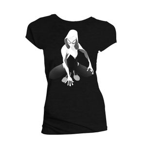 [Marvel: T-Shirt: Spider-Gwen Crouched (Skinny Fit) (Product Image)]