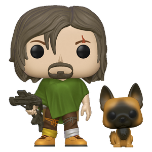 [The Walking Dead: Pop! Vinyl Figure: Daryl Dixon With Dog (Product Image)]