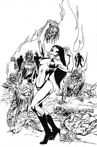 [Vengeance Of Vampirella #14 (Castro Black & White Virgin Variant) (Product Image)]