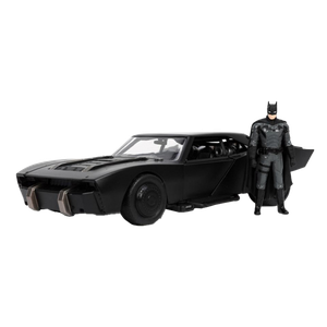 [The Batman: 1/24 Scale Diecast Vehicle: Batmobile & Batman (Product Image)]