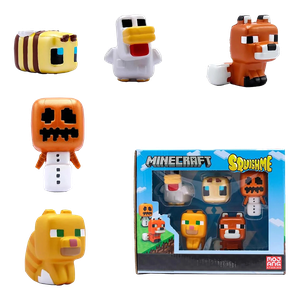 [Minecraft: SquishMe Figure Set: 5 Pack (Product Image)]