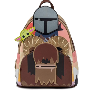 [Star Wars: The Mandalorian: Loungefly Mini Backpack: Bantha Ride (Product Image)]