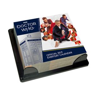 [Doctor Who: Desk Block 2019 Calendar (Product Image)]