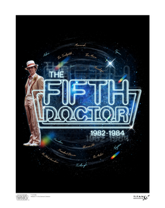 [Doctor Who: The 60th Anniversary Diamond Collection: Art Print: Fifth Doctor (Product Image)]