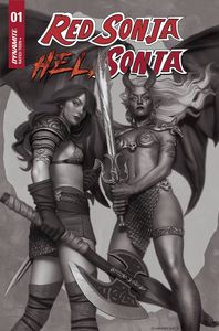 [Red Sonja: Hell Sonja #1 (Cover H Puebla Black & White Variant) (Product Image)]