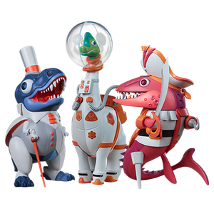 [Whaleontology Designer Collectible Toy Set (Product Image)]