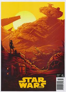 Star Wars 40th Anniversary Base Card #138 Romanian Star Wars Poster 