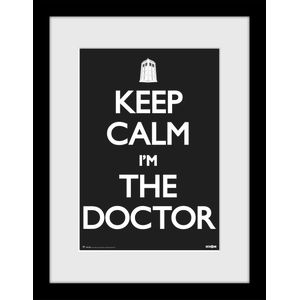 [Doctor Who: Framed Print: Keep Calm I'm The Doctor (Product Image)]