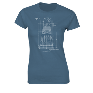 [Doctor Who: Women's Fit T-Shirt: Dalek Blueprint (Product Image)]