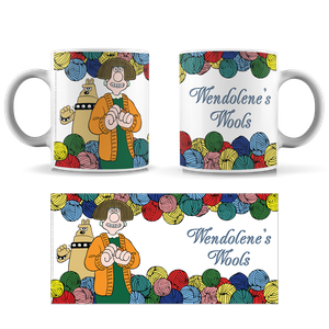 [Wallace & Gromit: Mug: Wendolene's Wools (Product Image)]