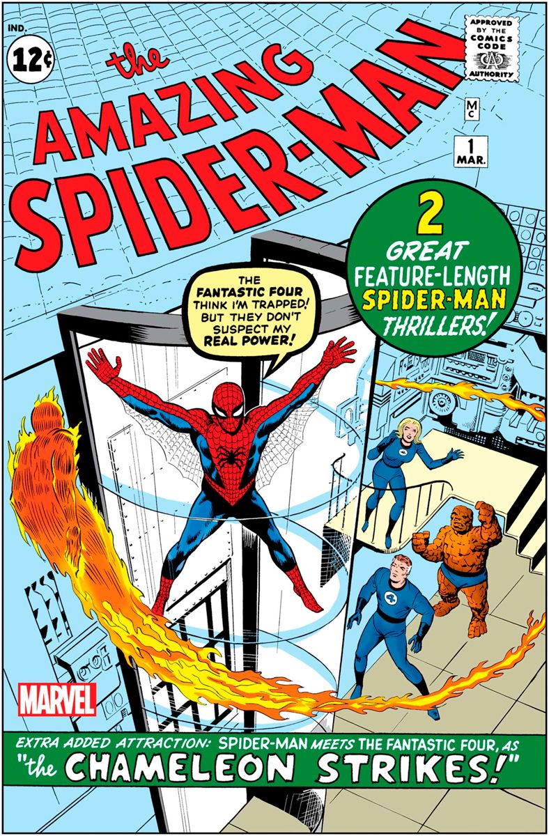 Marvel: Amazing Spider-Man #1 (Facsimile Edition) from Amazing Spider-Man  (Facsimile Edition) by Stan Lee published by Marvel Comics @   - UK and Worldwide Cult Entertainment Megastore