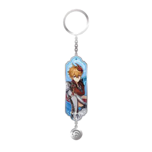 [Genshin Impact: Metal Keychain: Tartaglia A.K.A. Childe (Character Drawing Card) (Product Image)]