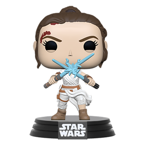 [Star Wars: The Rise Of Skywalker: Pop! Vinyl Bobble-Head: Rey With 2 Lightsabers (Product Image)]