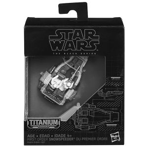 [Star Wars: The Force Awakens: Black Series Titanium Wave 2 Vehicles: First Order Snowspeeder (Product Image)]