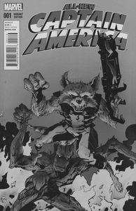[All New Captain America #1 (Rocket Raccoon & Groot Variant) (Product Image)]