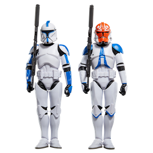 [Star Wars: Ahsoka: Black Series Action Figure 2-Pack: Clone Trooper Lieutenant & Ahsoka's 332nd Clone Trooper (Product Image)]