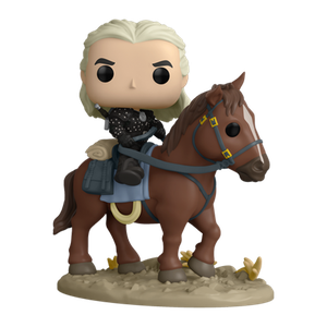 [The Witcher (Netflix): Pop! Ride Deluxe Vinyl Figure: Geralt & Roach (Product Image)]