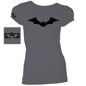 [The Batman: Movie Collection: Women's Fit T-Shirt: Costume (On Grey) (Product Image)]