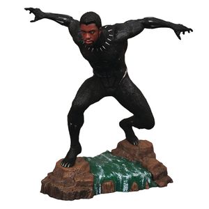 [Black Panther Movie: Marvel Gallery PVC Statue: Black Panther Unmasked (Product Image)]