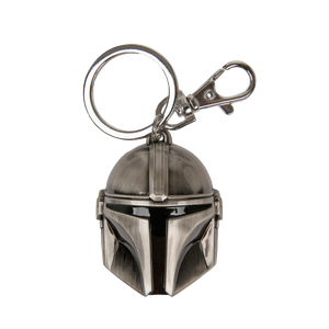 [Star Wars: The Mandalorian: Pewter Keychain: Helmet (Product Image)]