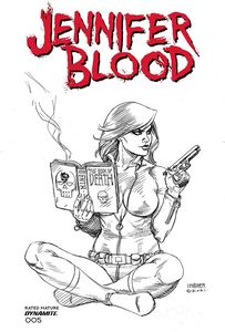 [Jennifer Blood #5 (Cover G Linsner Black & White) (Product Image)]