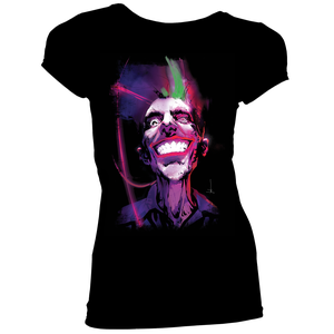 [Batman: Women's Fit T-Shirt: Year Of The Villain Joker By Jock (Product Image)]
