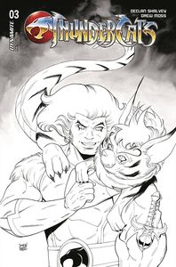 [Thundercats #3 (Cover Z Moss Snarf Black & White Variant) (Product Image)]