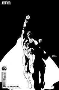 [Superman #1 (Cover M Andy Kubert Black & White Card Stock Variant) (Product Image)]