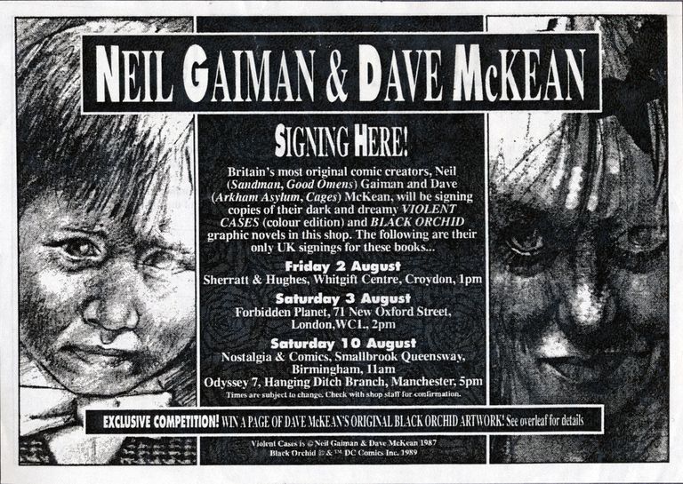 Neil Gaiman and Dave McKean