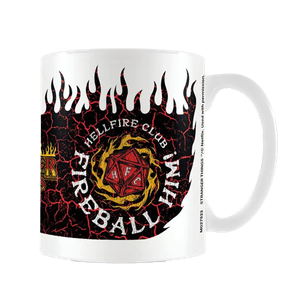 [Stranger Things: Mug: Hellfire Club: Fireball Mug (Product Image)]