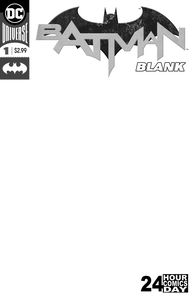 [Batman: Blank Comic #1 (Product Image)]