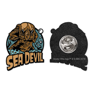 [Doctor Who: Flashback Collection: Enamel Pin Badge: Sea Devil (Product Image)]