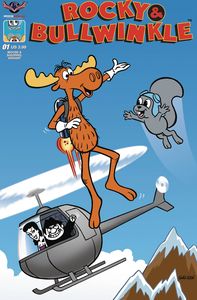 [Rocky & Bullwinkle Show #1 (Flying Moose Galvan Cover) (Product Image)]