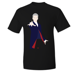 [Doctor Who: T-Shirt: 12th Doctor Vector (Close-Up) (Product Image)]