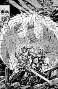 [Shadow War Zone #1 (One Shot) (Cover D Howard Porter X-Men Homage Black & White Variant) (Product Image)]
