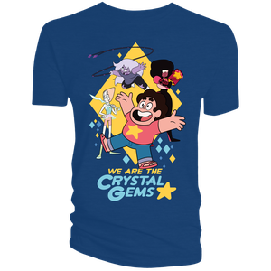 [Steven Universe: T-Shirt: We Are The Crystal Gems (Royal Blue) (Product Image)]