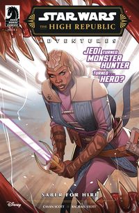 [The cover for Star Wars: The High Republic Adventures: Saber For Hire #1]