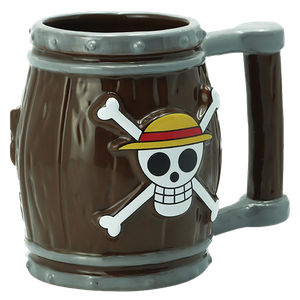[One Piece: 3D Barrel Mug (Product Image)]