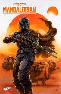 [The cover for Star Wars: The Mandalorian #1]