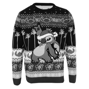 [Lilo & Stitch: Knitted Christmas Jumper: Naughty & Nice  (Product Image)]