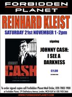 [Reinhard Kleist Signing Johnny Cash: I See A Darkness (Product Image)]