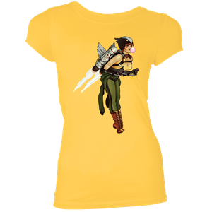 [DC Bombshells: Women's Fit T-Shirt: Hawkgirl (Product Image)]