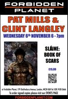 [Pat Mills and Clint Langley Signing Slaine: Book of Scars (Product Image)]