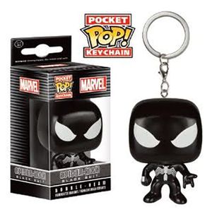 [Marvel: Pop! Vinyl Keychains: Spider-Man (Black Costume) (Product Image)]