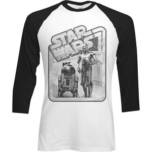 [Star Wars: Baseball Shirts: Retro Droids (Product Image)]